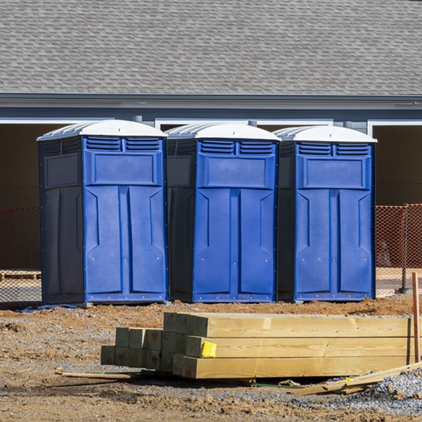 is there a specific order in which to place multiple portable restrooms in Atlantic Pennsylvania